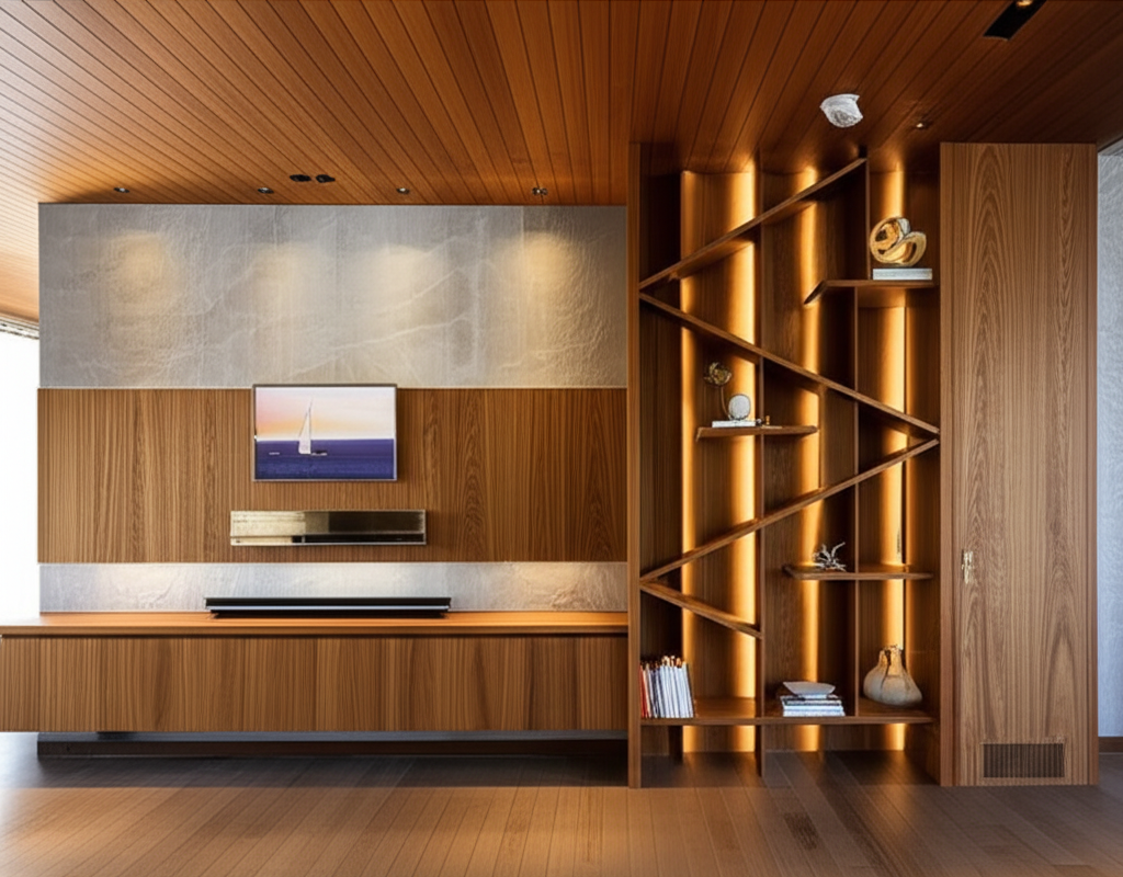 Custom carpentry work in modern Dubai home